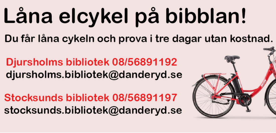 Hire an electric bike from the libraries in Danderyd - Life in Danderyd