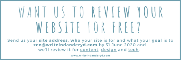 Website review from Write in Danderyd