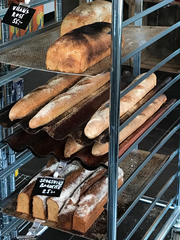 Fresh baked bread from Nora Deli - Life in Danderyd
